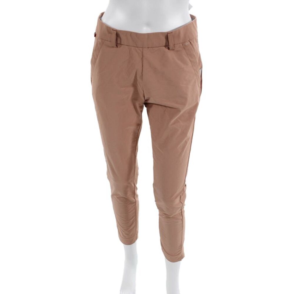 Kjus Womens Slim Fit Elastic Waist Slip-On Skinny Leg Dress Pants Pink Size S
